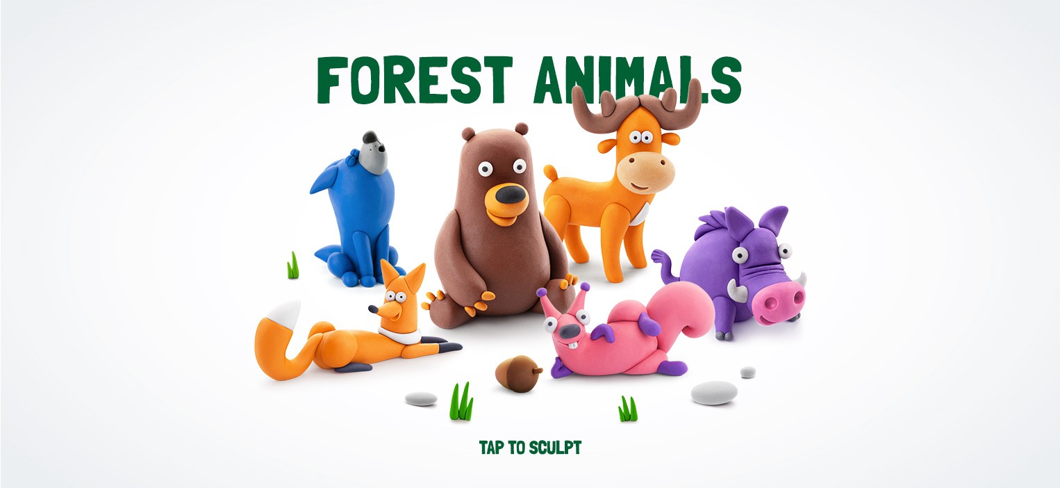 Hey Clay Animals - Air-Dry Clay Modelling Kit – Curiositi Learning  Technology