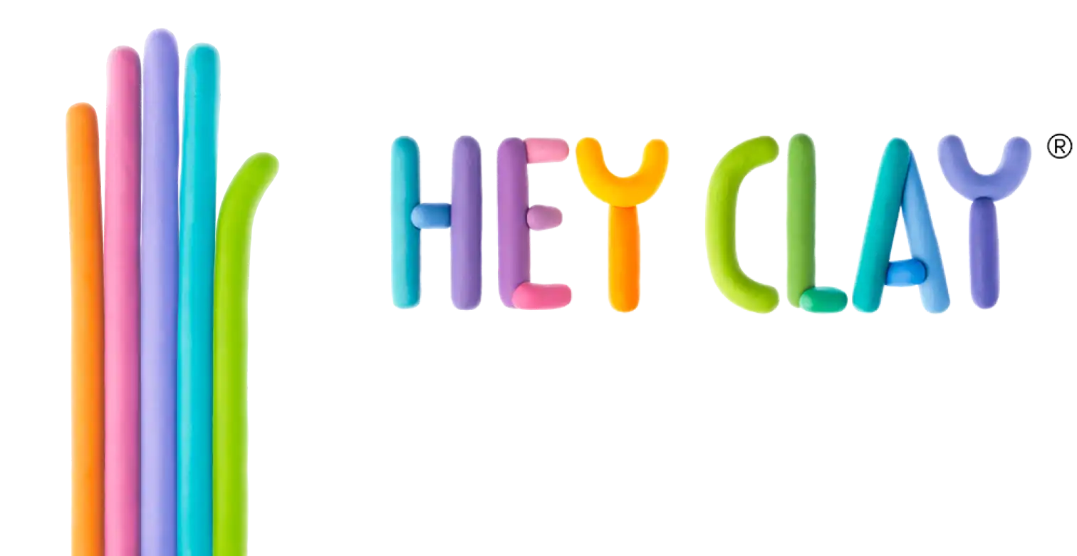 Hey Clay Pecora - Set Di 3 Scatole Di Plastilina Leggera All'aria, Per Bambini Dai 3 Anni, Atossica E Non Macchia